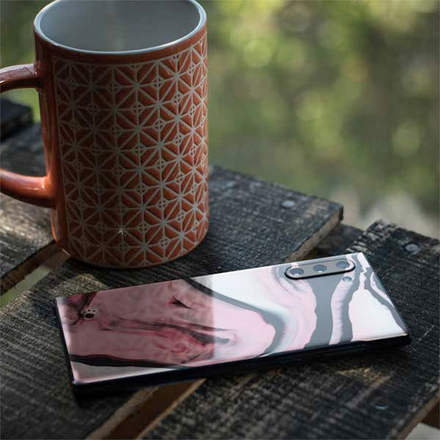Pink Marble Ink Galaxy Note 10 Skin